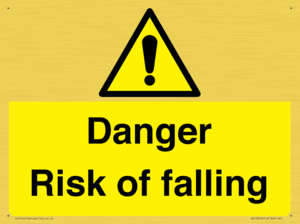 Danger Risk of falling
